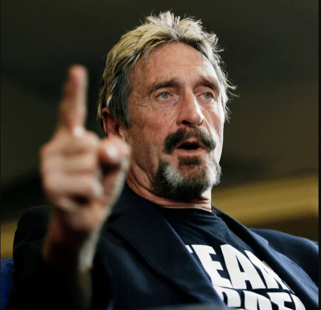 American Magnate John McAfee Is Dead