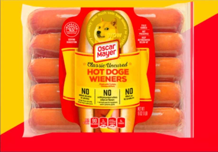 Oscar Mayer sells one-off pack of ‘Hot DOGE' Wieners on Ebay