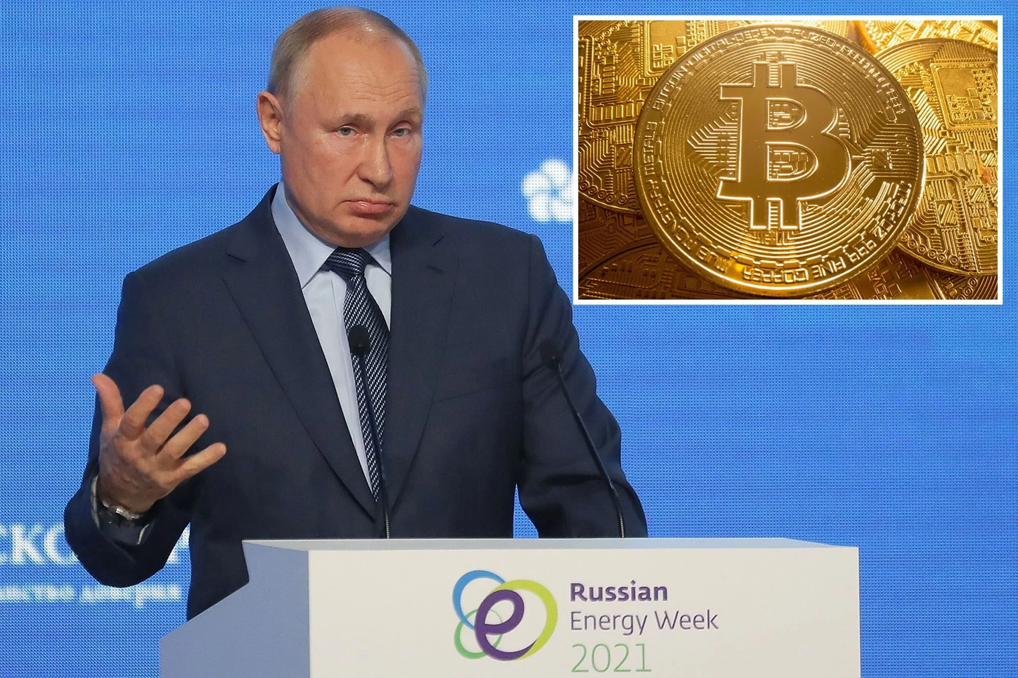 President Putin says the risks of cryptocurrency are very high