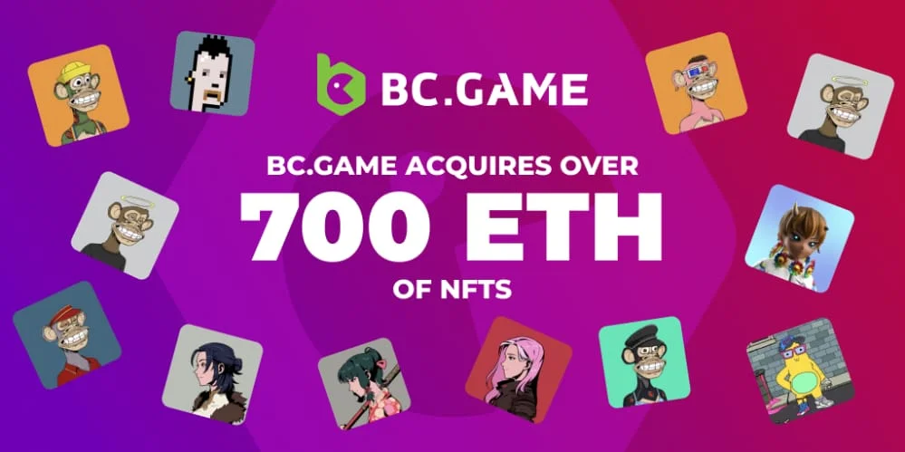 BC.GAME Invests 700 ETH in NFTs for a Better Metaverse