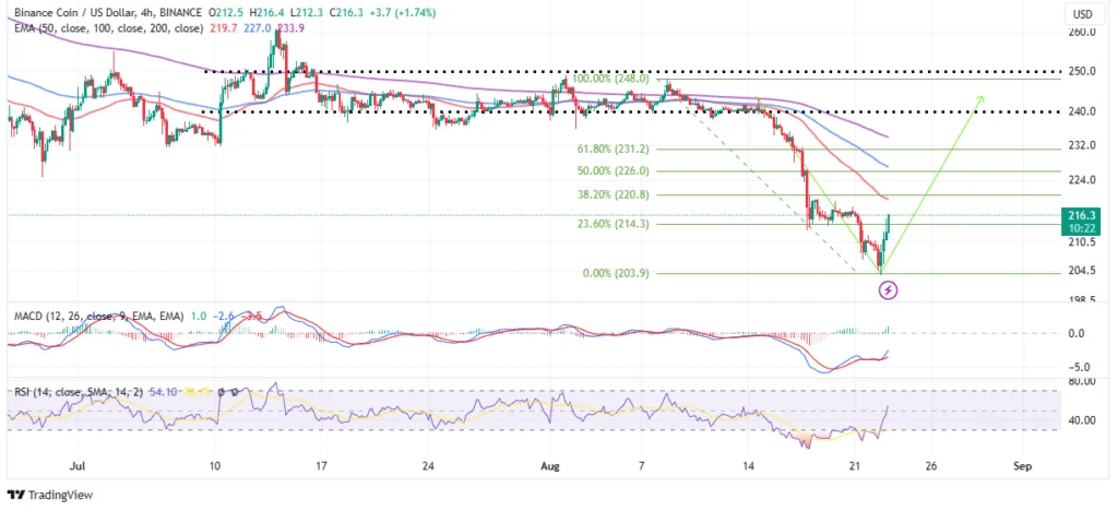 BNB Surges 3% from One-Year Low Amid Binance Probe