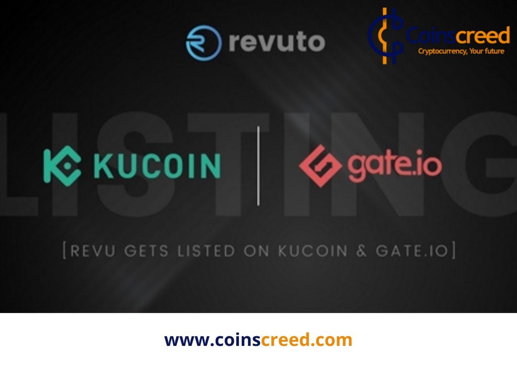 Cardano's Asset REVU Revuto (REVU) On KuCoin and Gate.io