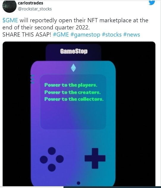 GameStop looks toward the launch of the NFT marketplace After a significant loss in the fourth quarter