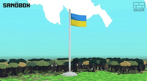 Sandbox, MAUER partner to sell 10,000 Ukrainian flags as NFT
