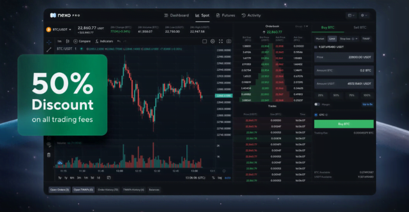 Nexo Has Introduced a Trading Platform That Offers Spot