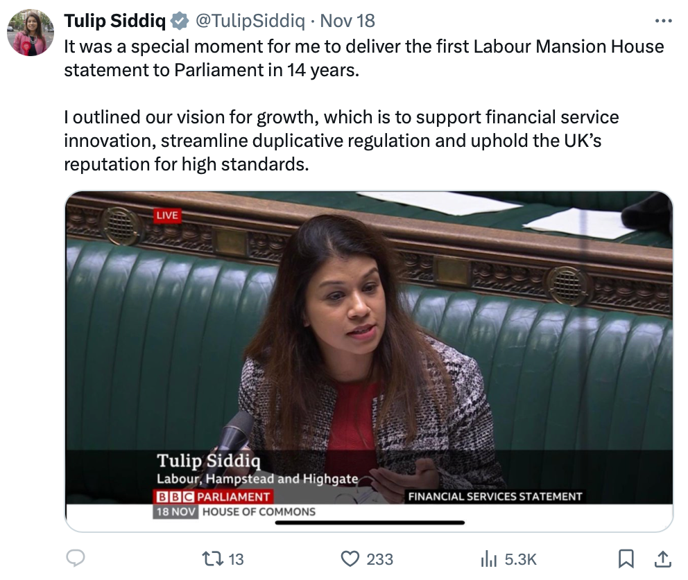 Source: Tulip Siddiq