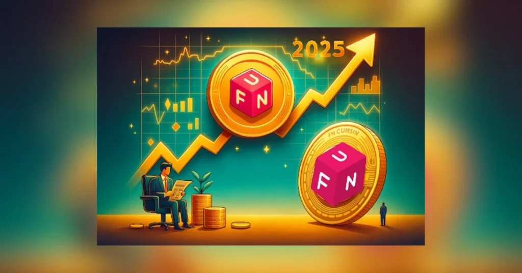 FUNToken 2025 price surge forecast with bullish chart and rising investor interest.