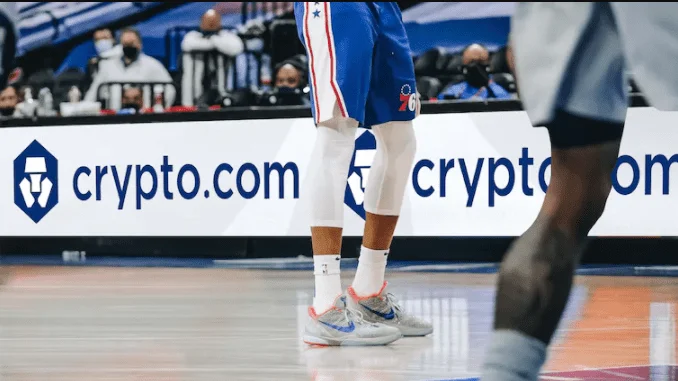 NBA's Philadelphia 76ers signs Crypto.com as its official jersey sponsor