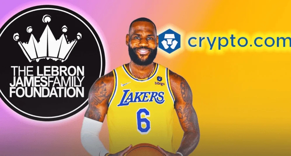 NBA Star LeBron James partners with Crypto.com for a blockchain and Web3 education project