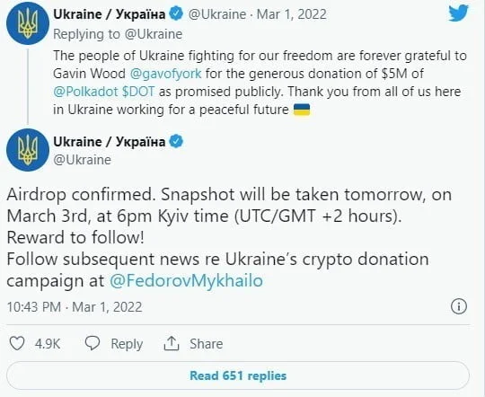 ukraine - Coinscreed Latest Bitcoin and Crypto Updates