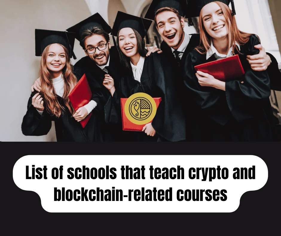 List of schools that teach crypto and blockchain-related courses