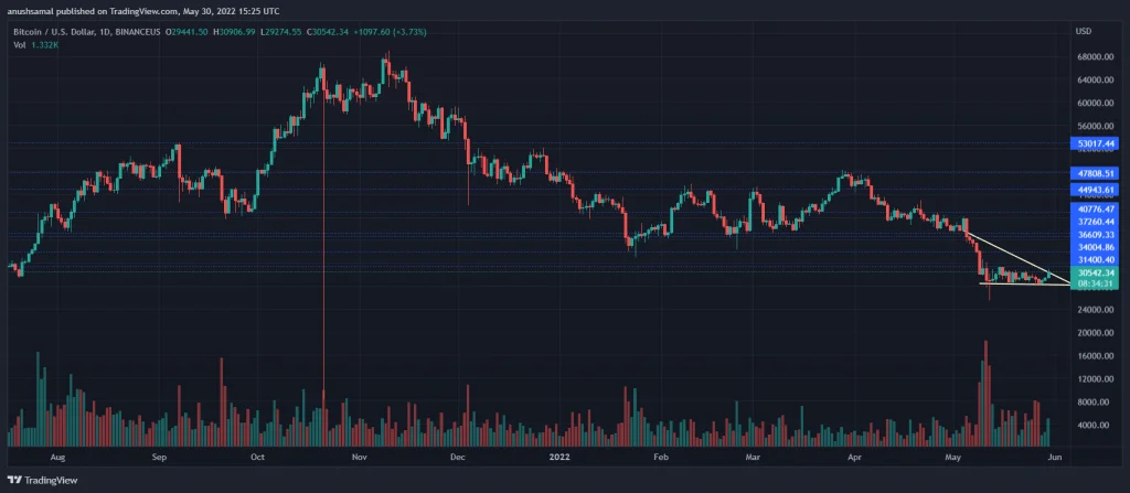 Bitcoin Hits $30,000, Is The Coin On The Way To Recovery? | Coincreed