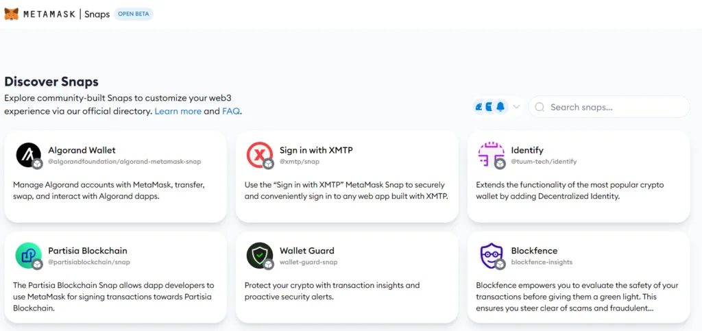 MetaMask Snap Launches 34 New Apps in Public Beta Blitz