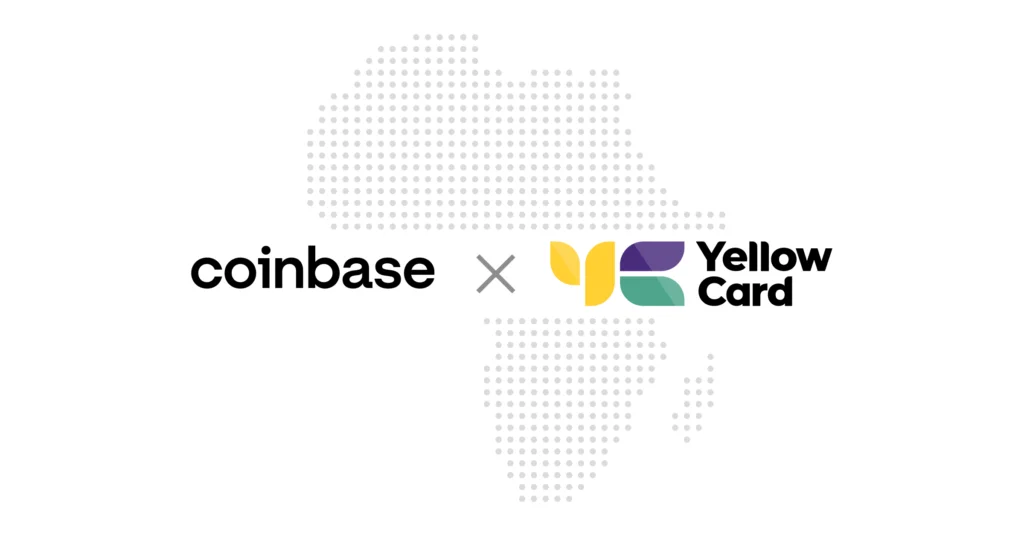 Coinbase Joins Africa's Yellow Card to Expand Globally