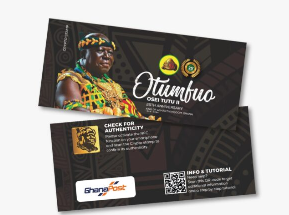 Ghana’s new crypto stamp collection. Source: Ghana Post