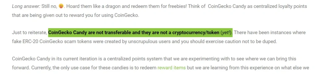 CoinGecko hints at launching a token | Source: CoinGecko