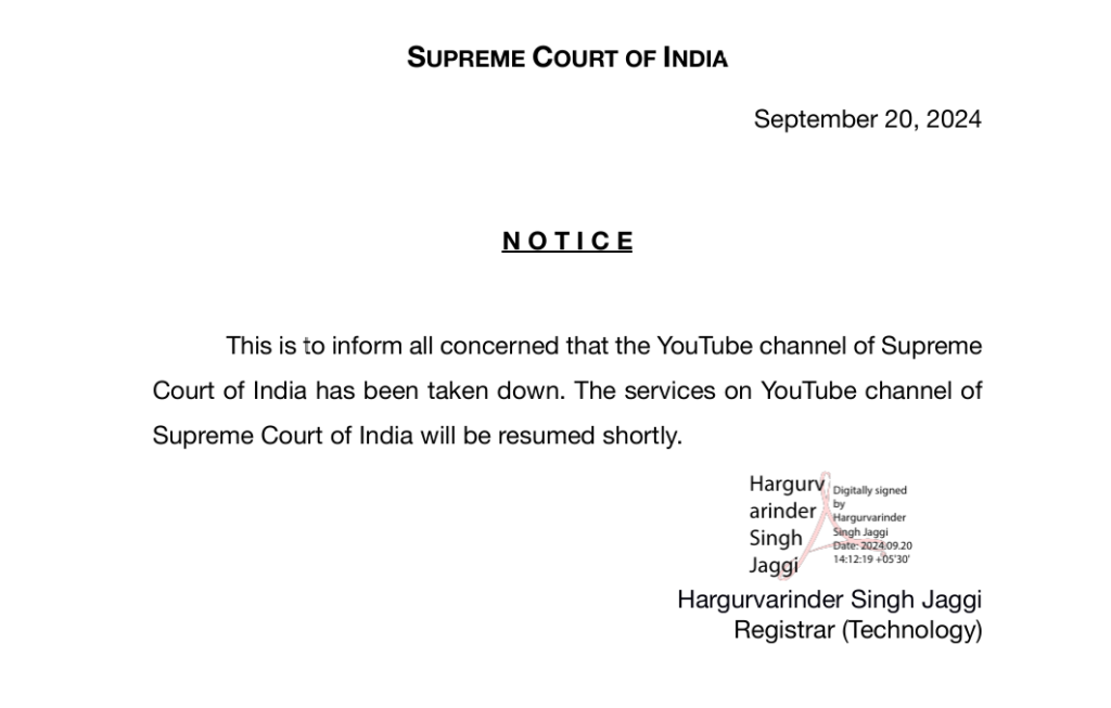 Indian Supreme Court Regains YouTube Account from XRP Scammers (3)