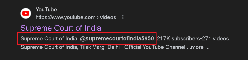 Indian Supreme Court Regains YouTube Account from XRP Scammers (6)