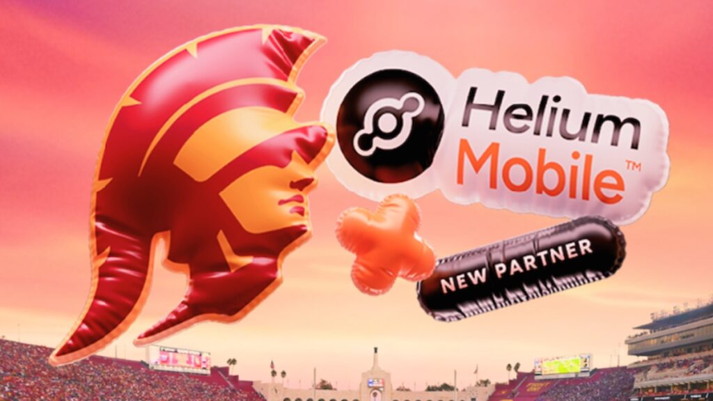 Helium Mobile Partners with USC Trojans to Enhance Fan Experience