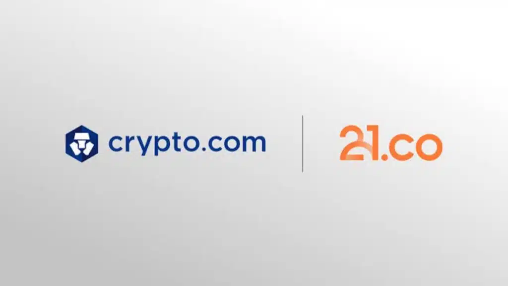 21.co Teams up with Crypto.com to Enhance Bitcoin Liquidity