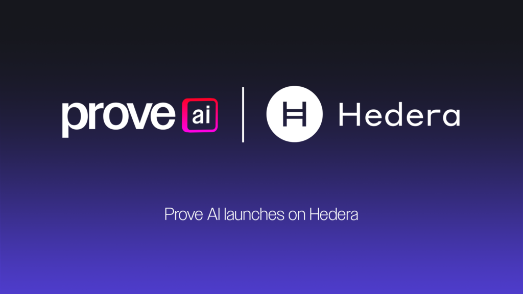 Prove AI Launches On Hedera To Provide Safe AI Training